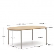 Mesa de Jantar Extensível Montuiri
