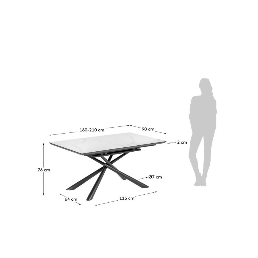 Mesa de Jantar Extensível Theone