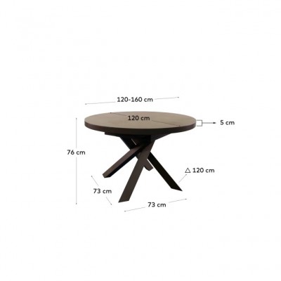 Mesa de Jantar Extensível Vashti