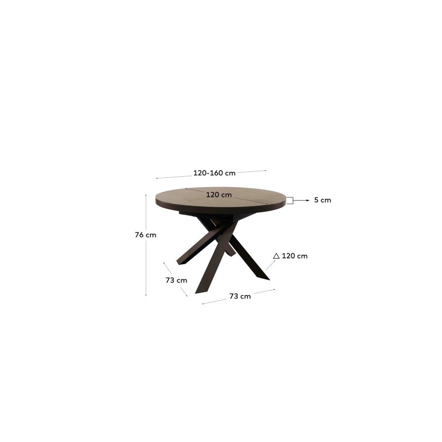 Mesa de Jantar Extensível Vashti