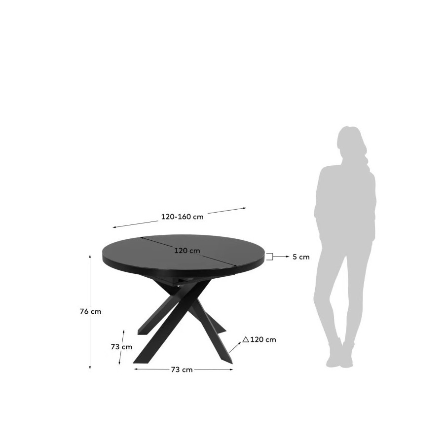 Mesa de Jantar Extensível Vashti