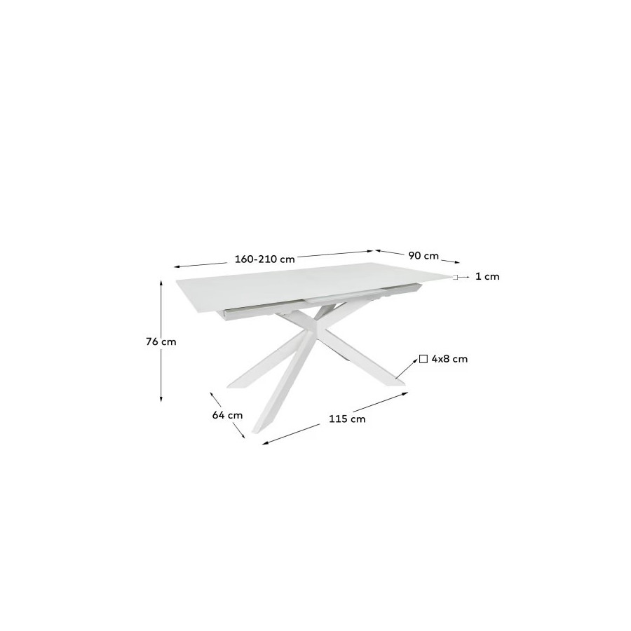 Mesa de Jantar Extensível Atminda