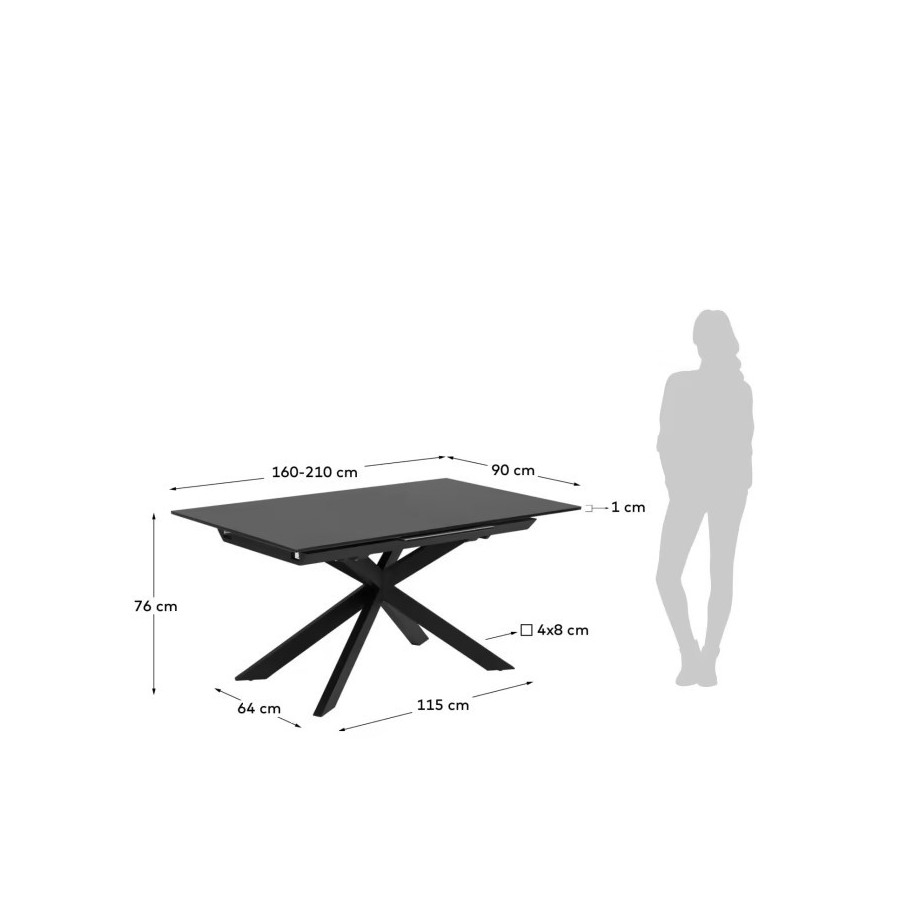 Mesa de Jantar Extensível Atminda