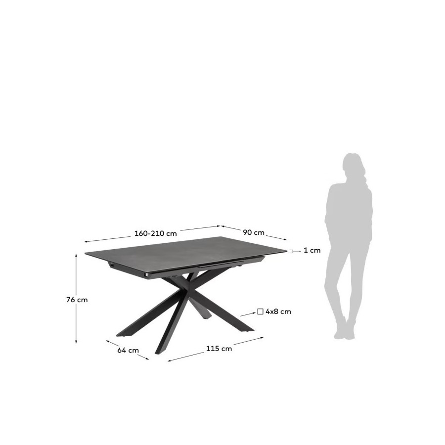 Mesa de Jantar Extensível Atminda