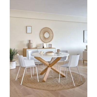 Mesa de Jantar Redonda Lotus