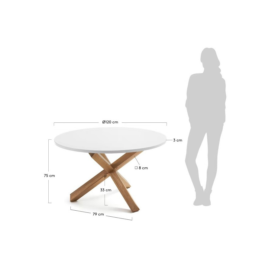 Mesa de Jantar Redonda Lotus