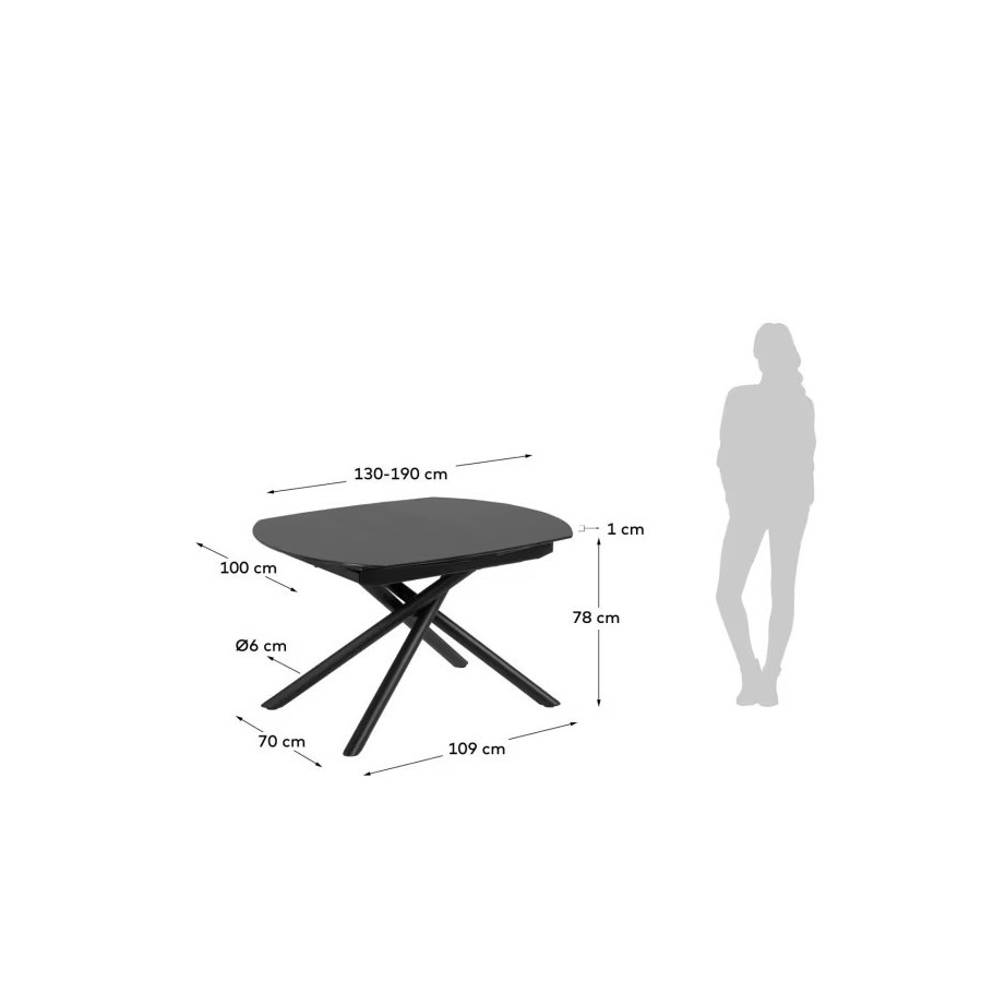 Mesa de Jantar Extensível Yodalia