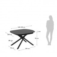 Mesa de Jantar Extensível Yodalia