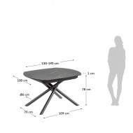 Mesa de Jantar Extensível Yodalia