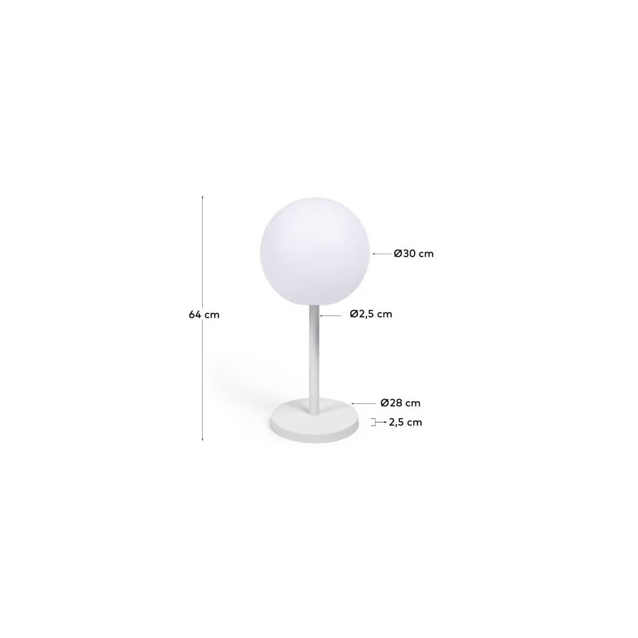 Candeeiro de mesa de exterior Dinesh