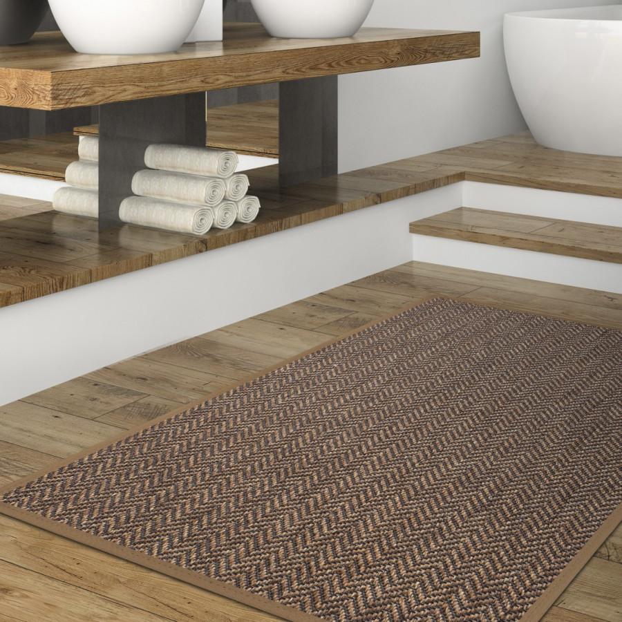 Tapete Natural Chevron